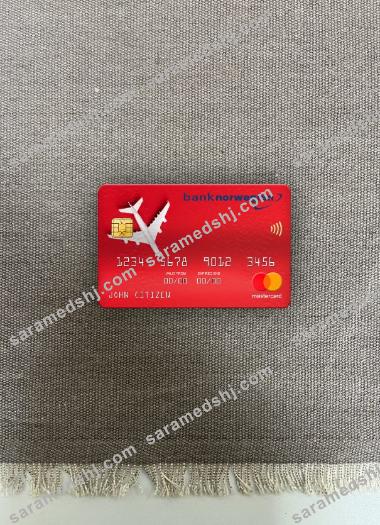 Norway Bank Norwegian AS bank mastercard photolook front